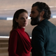 Rebecca Ferguson and Oscar Isaac in Dune.